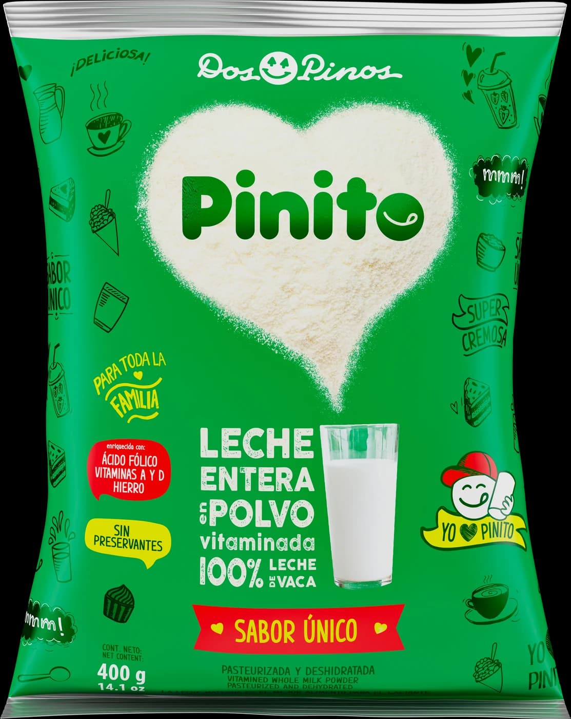 Pinito whole milk powder 400 g
