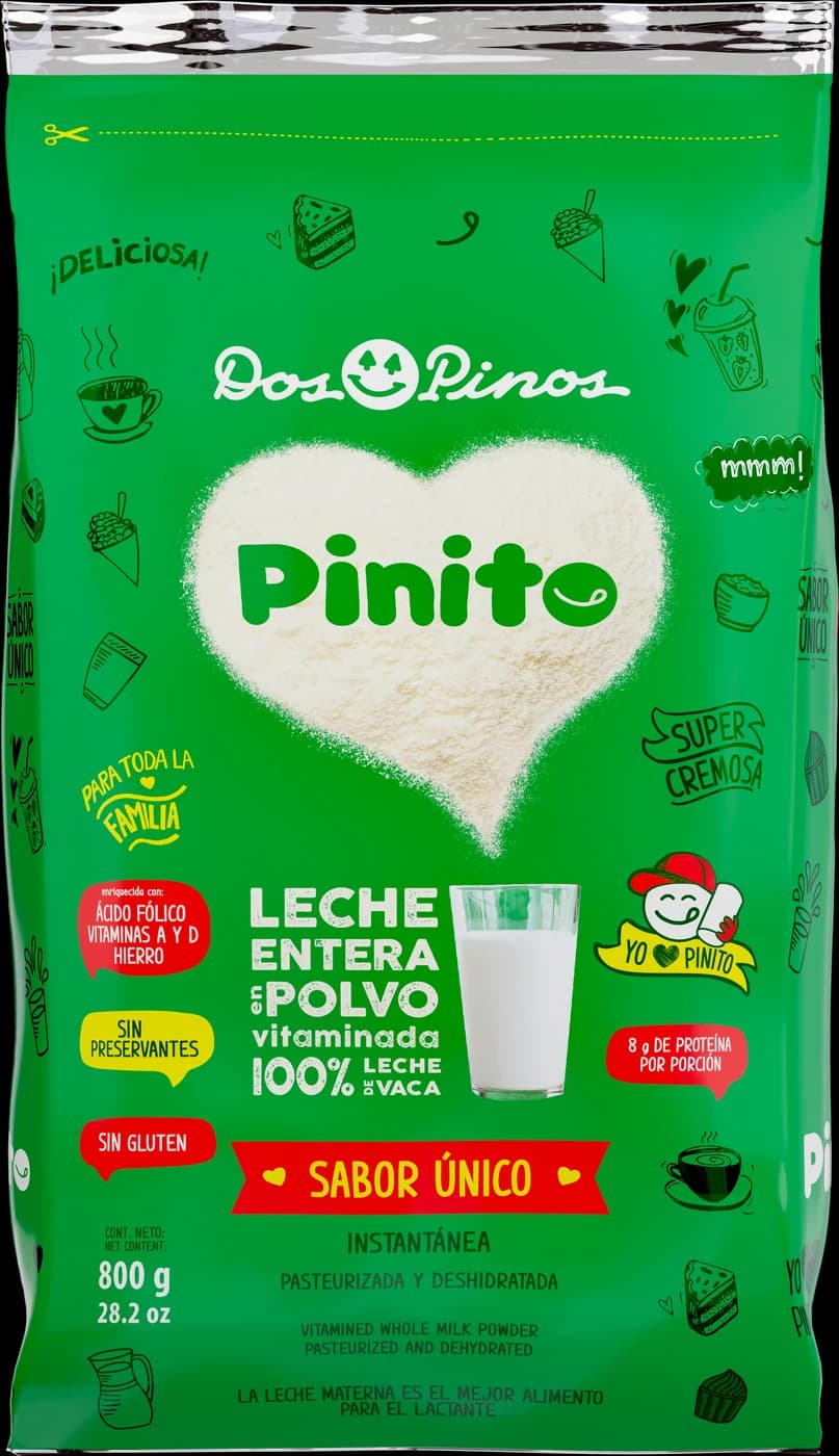 Pinito whole milk powder 800 g